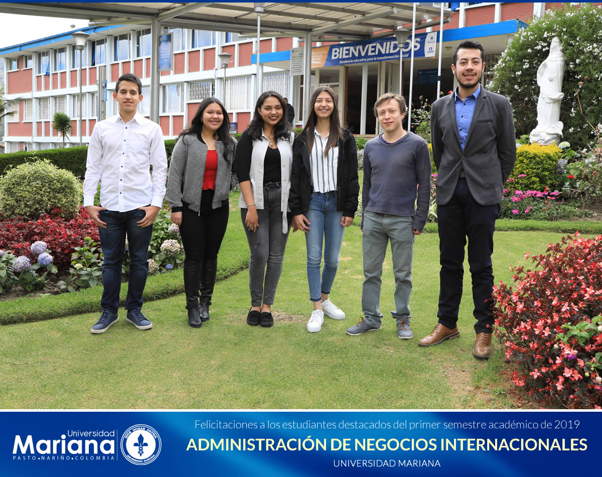 RECONOCIMIENTO ACADÉMICO A ESTUDIANTES DESTACADOS DE LA UNIVERSIDAD MARIANA - PRIMER SEMESTRE DE 2019